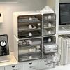 Компактный настольный органайзер: Офисный стол и полка для хранения косметики