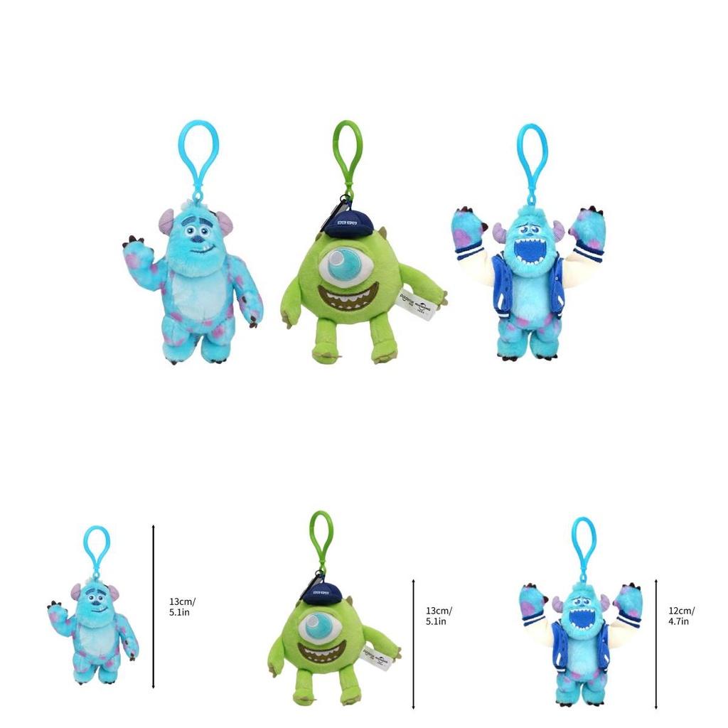 Мягкая и обнимательная брелок-брелок Sullivan с большими глазами, для сумок
