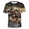 Knight Templar Men's T-shirt 3D Printing T-shirt Knight Templar Fashion Casual T-shirt Hip Hop Harajuku Streetwear Tops