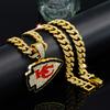 Accessories Diamond Drip Christmas Tree Chieftain Shield Personality Hip Hop Cuban Chain