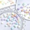 Клетчатые Смоляные Сердечки и Звездочки Декорации для Маникюра Плоские Цветные Аксессуары для Ногтей Девочки DIY Аксессуары