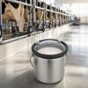 Two Entrances Lid Milking Machine Bucket Lid Plastic Two Open Lid Milk Bucket Lid  Sheep Milking