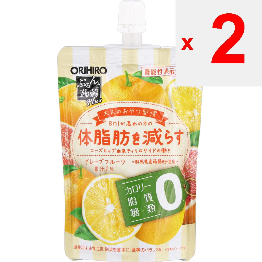 Orihiro Prandu Purunto Konnyaku Jelly Plunto Konnyaku Plus со вкусом грейпфрута 130г Другое (проверьте замки, очистители языка и т. д.) Желе Другое (проверить замок
