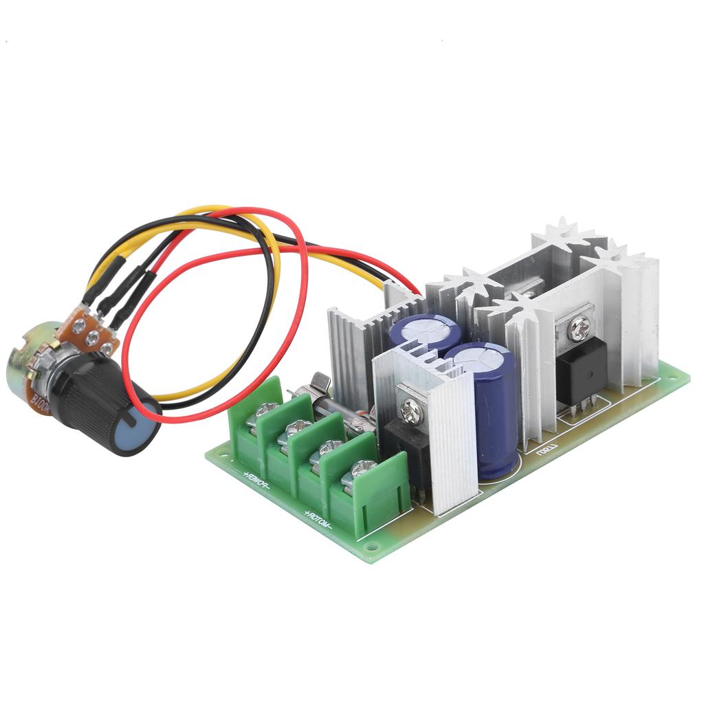 Модуль регулирования скорости двигателя DC12V24V36V48V Высокомощная плата управления ШИМ 20A DC1060V