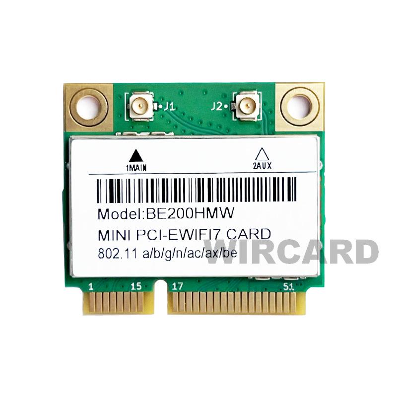 BE200HMW WiFi 7 Gigabit Tri-band Mini PCIe Internal Network Card with Bluetooth AX210.