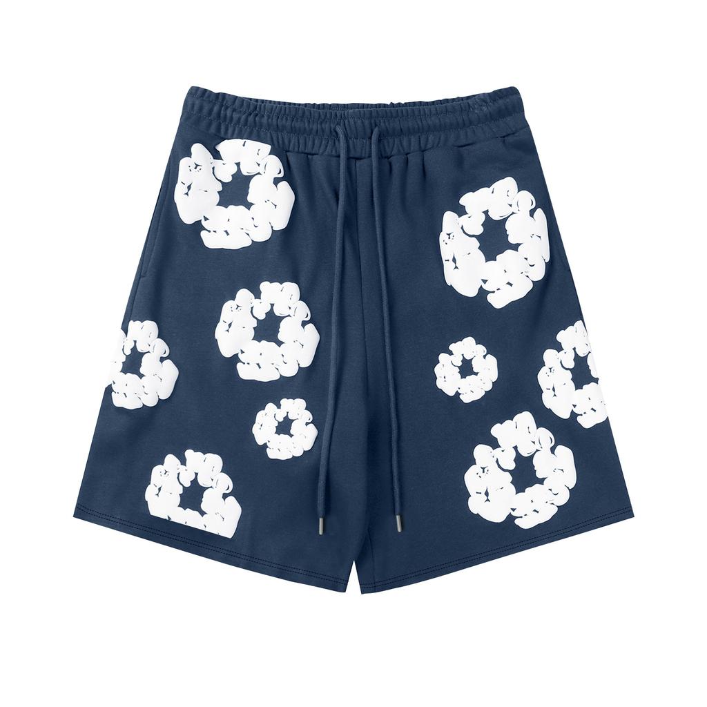 Women's And Men's Casual Printed Shorts Street Fashion Trend With Contains Pockets Casual Pants
