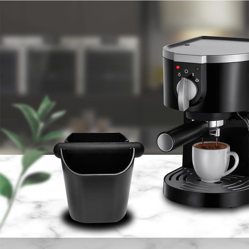 Ударопрочный кофейный ящик Knock Box, противоскользящий контейнер для эспрессо, для кофейной гущи со съемной стойкой Knock Bar, контейнер для отходов кофейной гущи