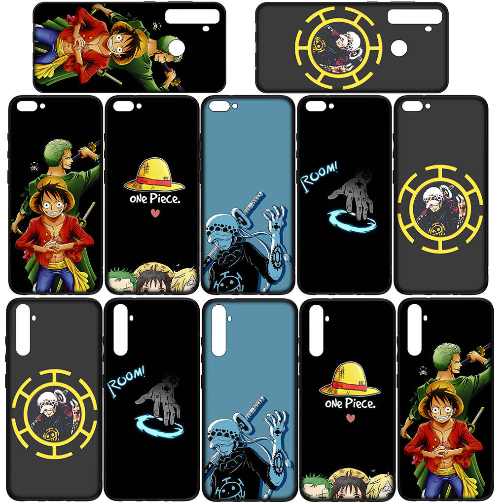Чехол для телефона Samsung Galaxy S25 S24 S23 iPhone 16 15 Redmi Note 14 13 12 16E 8 X 11 Pro Max XR OPPO Moto Huawei Luffy One Piece Trafalgar Law Cover