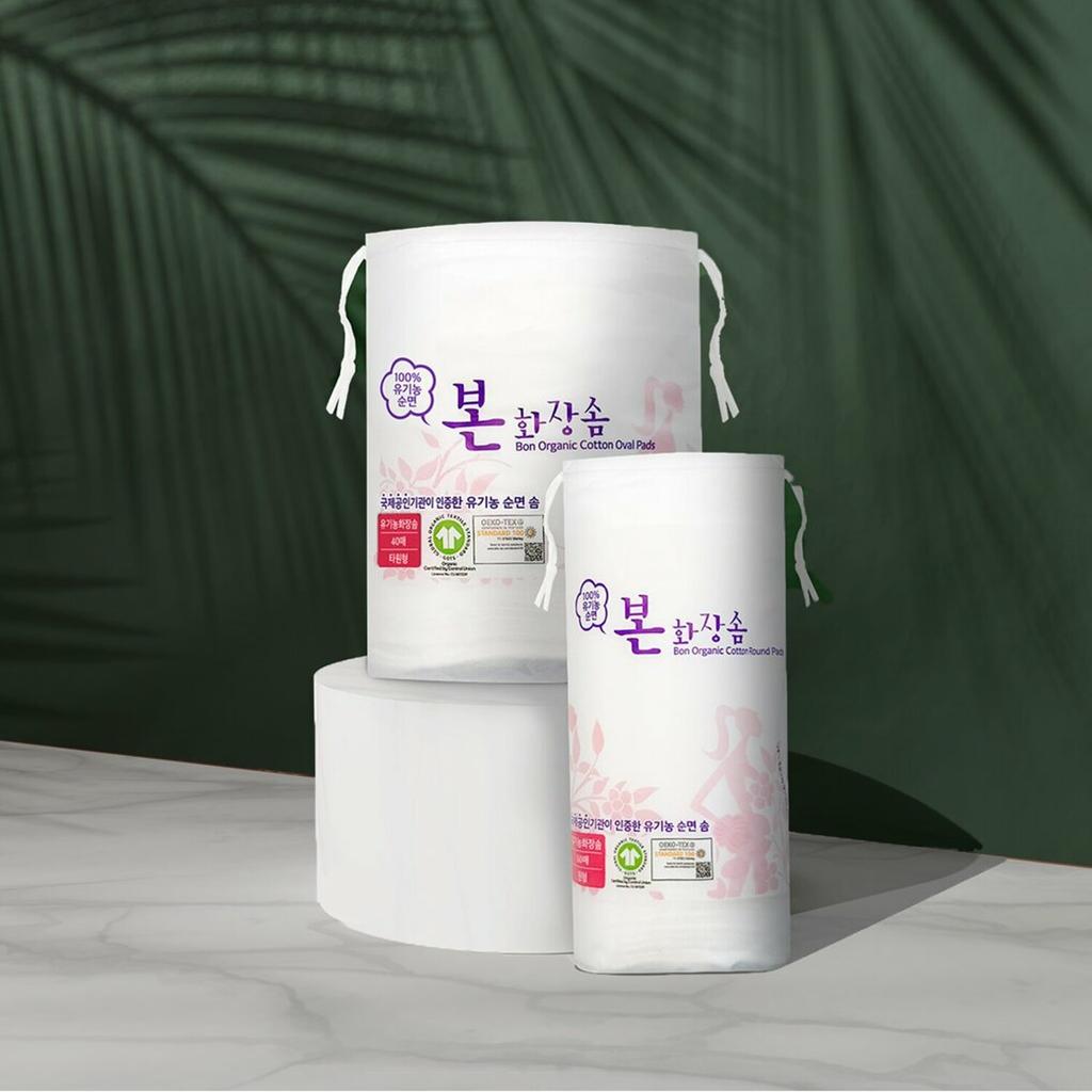 OC BON Organic Cotton Round Pads 60P