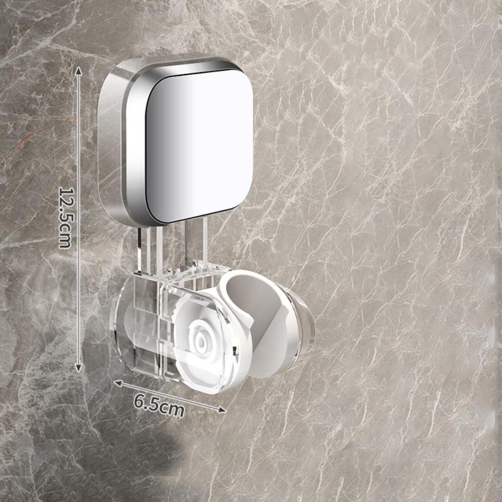 Держатель для душевой лейки на присоске, регулируемый распылитель, фиксированное основание, аксессуары для ванной комнаты