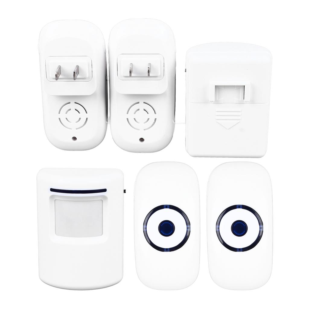 Дверной звонок с датчиком движения, 36 мелодий, регулируемая громкость, беспроводной датчик тела, дверной звонок для приветствия