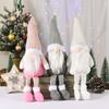 Nordic Style No-Face Christmas Old Man Dolls for Window Display and Decor