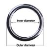 Fishing Rod Ring Black Yellow Fishing Magnetic Ring