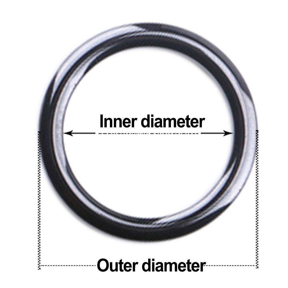 Fishing Rod Ring Black Yellow Fishing Magnetic Ring