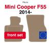 Car Floor Mats Front For Mini Cooper F55 5-Door (2014-)