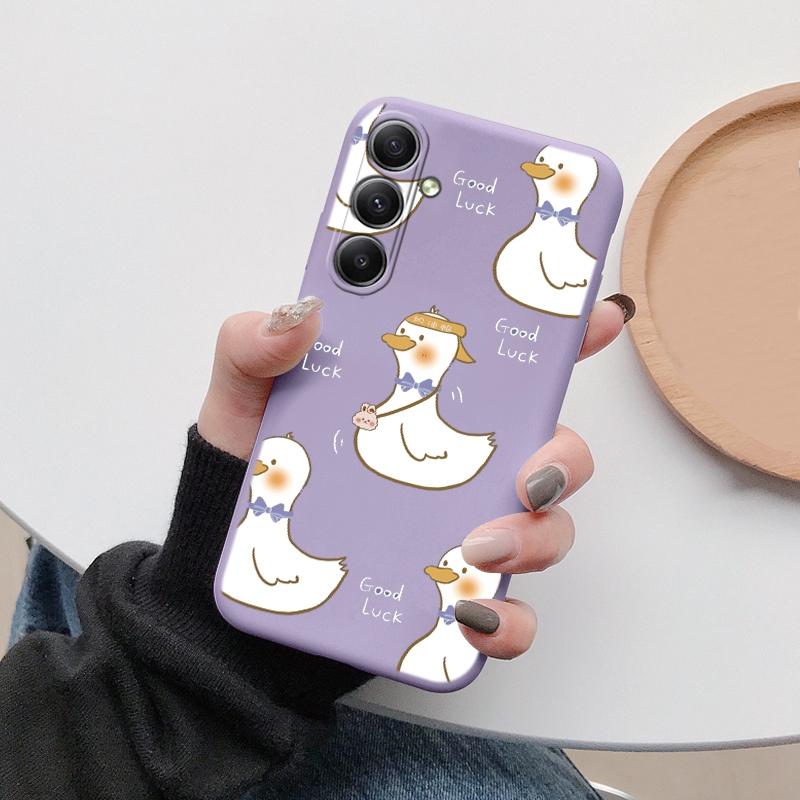 Мягкий силиконовый чехол Flower Animal для Xiaomi Redmi Note 13 Pro 13C 14 Samsung A35 A55 M35 S24 Huawei Honor 200 iPhone Camera Защитный противоударный чехол