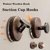 1/2 шт. Деревянный настенный крючок из грецкого ореха Крючки на присосках Крючки для полотенец без сверления Вешалка Кухонные крючки Крючки для ванной комнаты Домашний органайзер Крючок