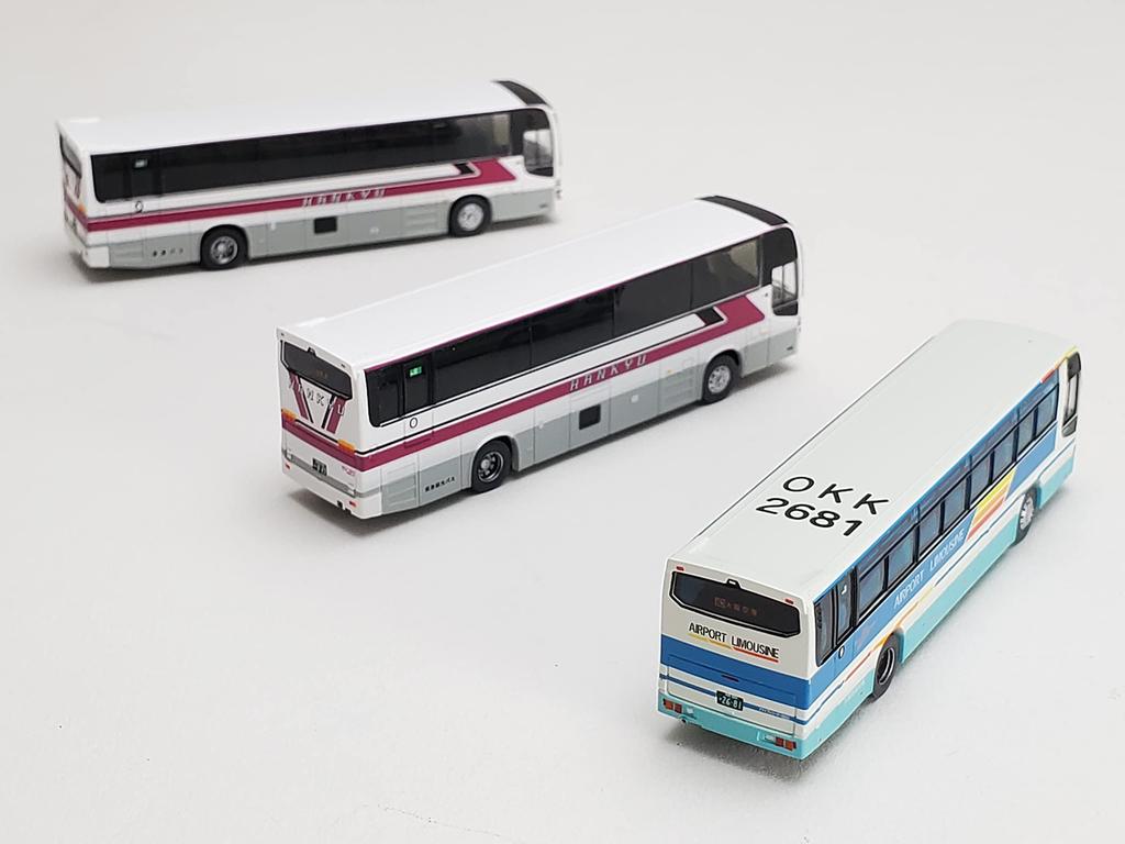Коллекция автобусов Коллекция автобусов Hankyu Bus Group Reorganization Commemoration Set of 3 Diorama Supplies 313670
