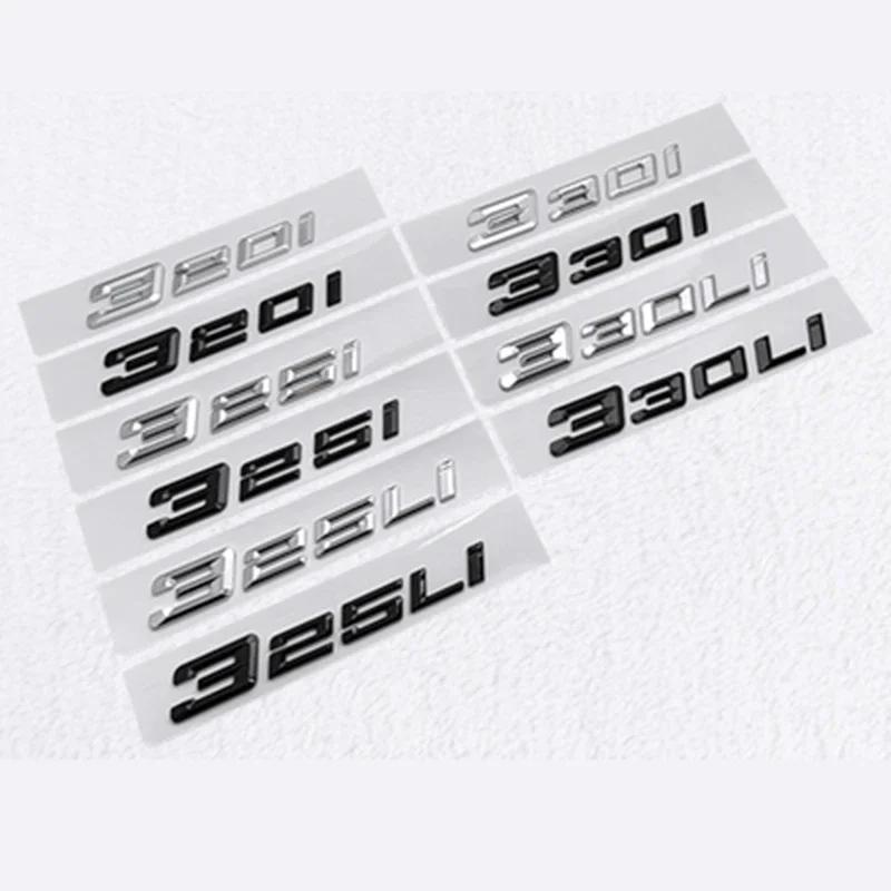 ABS Auto Sticker Letters Decal Voor BMW 320i 520Li 730Li 760Li Kofferbak Emblem Badge
