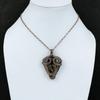 Dragon Bloodstone Pendant Copper Wire Wrapped Gemstone Pendant Copper Design Jewelry Handmade Boho Style Pendant Wire Wrap Jewelry For Gift
