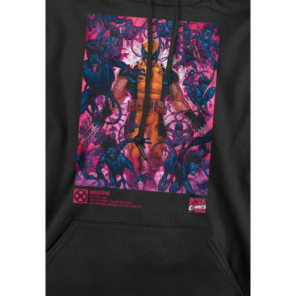 Marvel Мужская толстовка с капюшоном X-Men Wolverine Nightcrawler