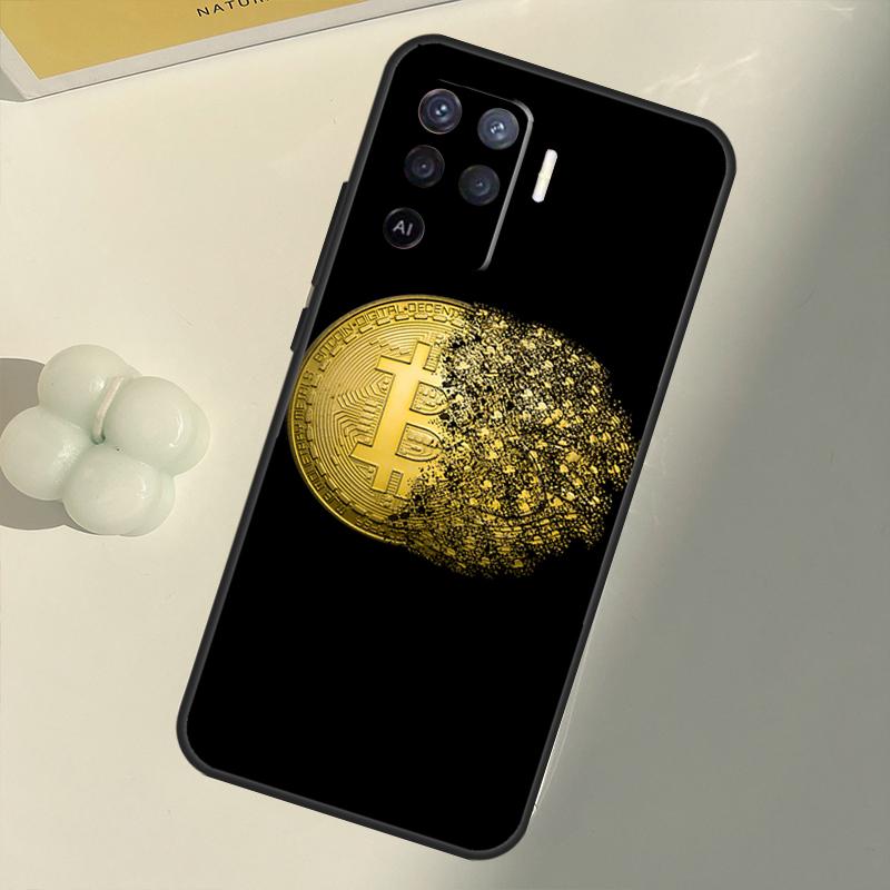 Чехол с биткойнами BTC для OPPO Find X3 Lite X5 Pro A5 A9 A31 A53 S A83 A91 A93 A54 A74 A94 A15 A16 A52 A72