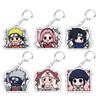 Anime Naruto Acrylic Keychain Accessaries Uzumaki Naruto Cartoon Keyring