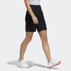 adidas Однотонные шорты с боковыми карманами, простые, с прямым кроем, женские, черные HA3410