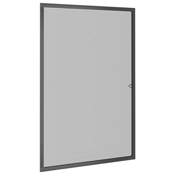 Moustiquaire pour fenêtre - Maison Exclusive - Cadre aluminium - Maille fibre de verre anti-UV - Découpable, sans perçage