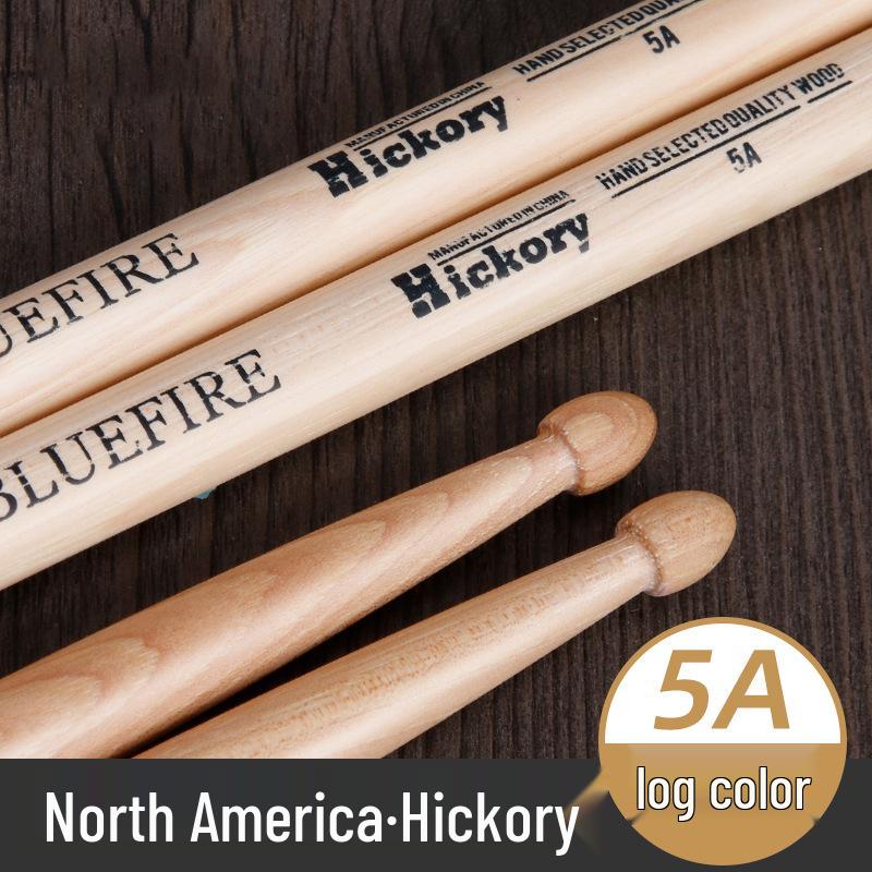 Han Lan Huo Solid Wood Drumstick Holder & Stand for 5A/7A Children's Drumsticks, Walnut Wood
