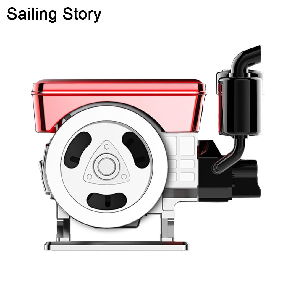 Солнечный автомобильный ароматизатор, автоматический вращающийся автомобильный ароматизатор, удаляет запахи освежителя, имитация трактора, украшение для двигателя автомобиля X2U4