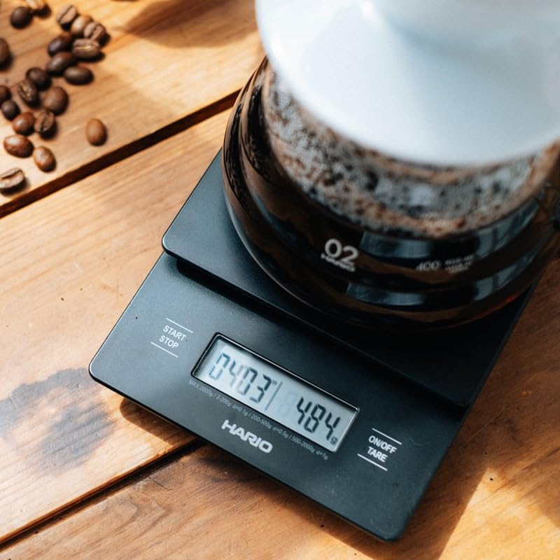 Hario Весы для измерения кофе V60, Черные, Весы, Весы, Подарок, Подарок, VSTN-2000B