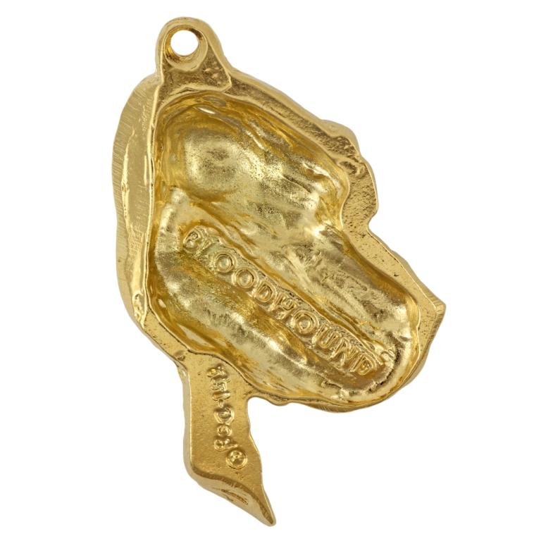 Бладхаунд, Св.. Hubert Hound, Sleuth-hound - Позолоченный брелок с собакой в подарочной коробке, украшение для сумки, роскошный аксессуар от бренда Art-Dog