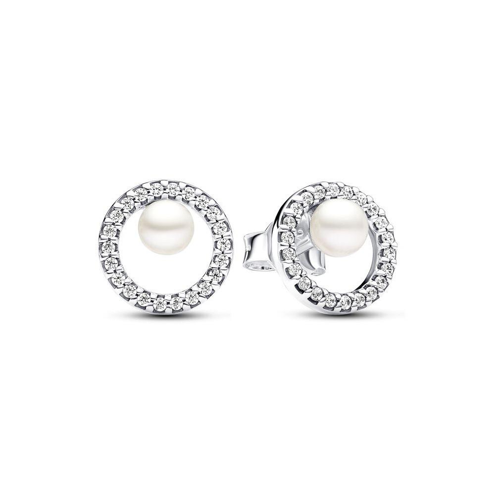 925 Silver Stud Earrings Set Circle/Zircon/Pearl/Daisy/Teardrop/Soccer Design Multi-Style Vintage Jewelry for Women