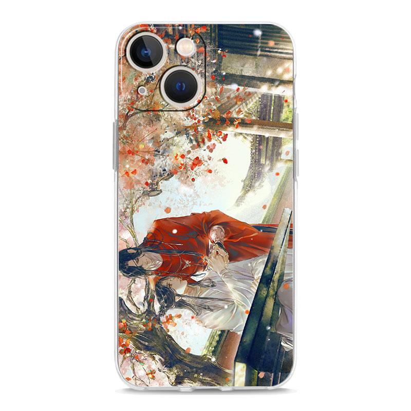 TGCF Heaven Official’s Blessing Luxury Transparent Phone Case For iPhone 15 16 14 13 12 11 Pro Max XS X XR 7 8 Plus Clear Cover