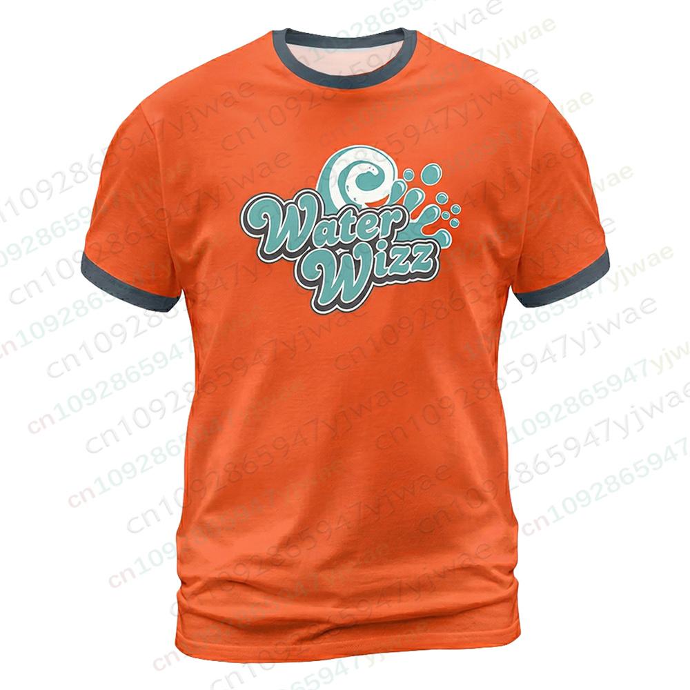 Grow Ups Movie Water Wizz Themed Orange Printed T-Shirt Fashionable Casual Street Top Summer Men'S And Women'S T-Shirt