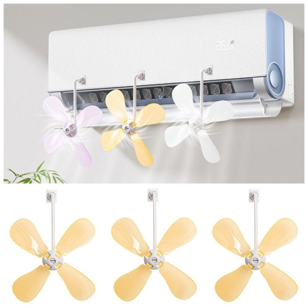 3Pcs Wall Mounted Air Conditioning Ventilator Anti Direct Blowing Air Conditioner Vent Fan For Home