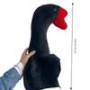 Creative Halloween Party Hat Plush Cartoon Goose Hat Novelty Big Goose Headgear  Cosplay Costume