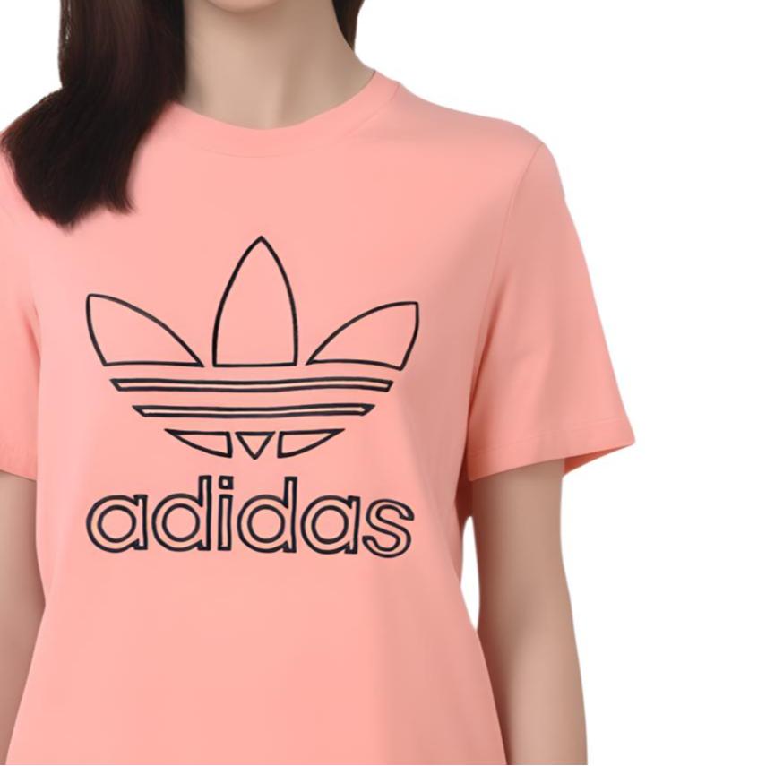 adidas Женская футболка Originals Розовая DX4240