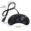 Новый 6-кнопочный проводной контроллер Pad геймпад для Mega Drive Megadrive Sega MD Genesis