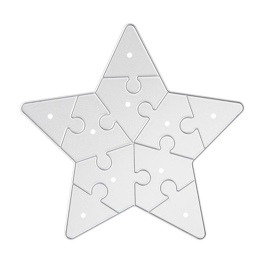 6410 Star-shaped Carbon Steel Puzzle DIY Cutting Die, May 2024 Release