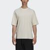 Y-3 SS21 Футболка с круглым вырезом и коротким рукавом с принтом логотипа на спине, мужские топы, цвет белый GV6082