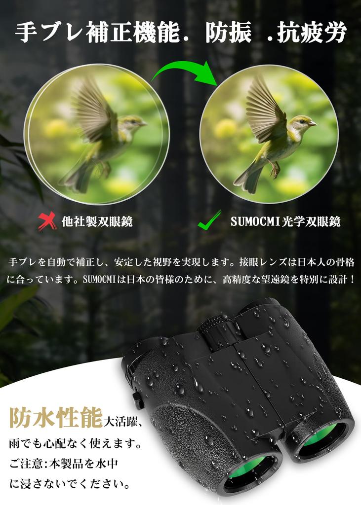 Компактный бинокль для живого 20x концерта очки BAK4 оптические регулируемые глазные изображения экологически чистый идеально подходит для живого на открытом воздухе шейное хранение