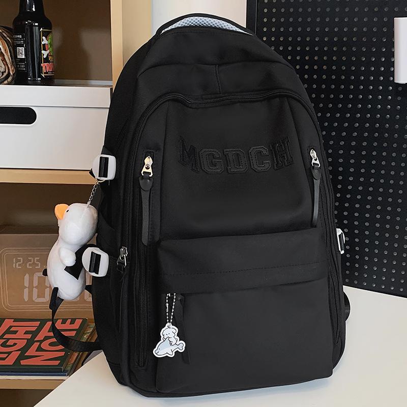 Школьный рюкзак для девочки начальной школы с алфавитом, рюкзак для ученика средней школы, рюкзак для студента колледжа