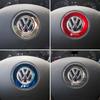 Для VOLKSWAGEN VW Руль Автомобиля Авто Эмблема Наклейка Аксессуары Для Volkswagen VW R-line GTI R Polo Golf Touareg Passat Mag
