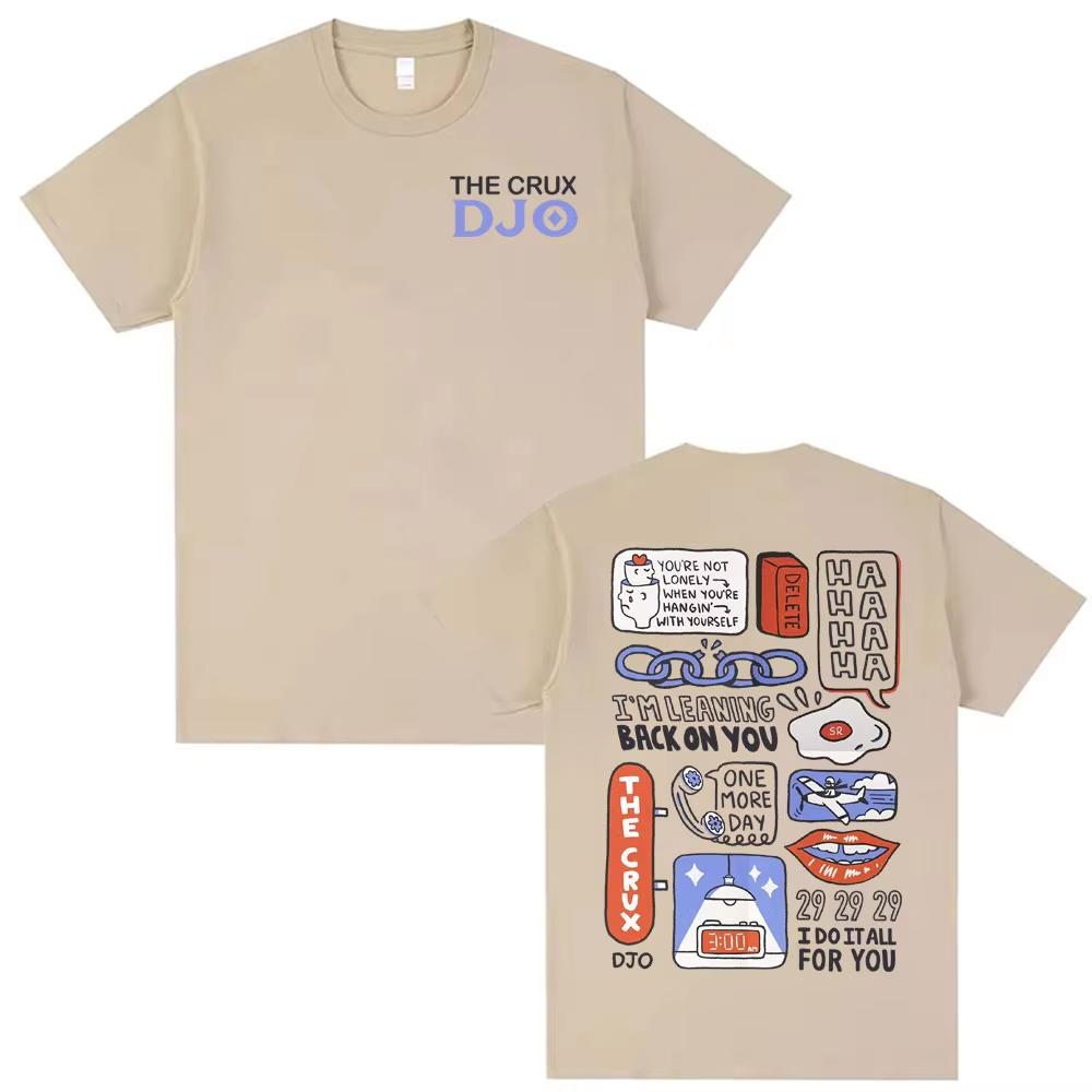 The Crux Djo Inspired Album Graphic T Shirts Unisexs Clothing Harajuku Aesthetic Short Sleeve Tshirts Casual Cotton T Shirt