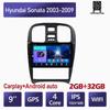 Android WIFI для Hyundai Sonata 2003-2009 с кнопкой, автомобильным радио, мультимедийным видеоплеером, 2 din Carplay, GPS Autoraido, 2 + 32 ГБ