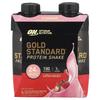 Gold Standard® Protein Shake, Strawberry, 4 Pack, 325 Ml (11 Fl Oz) Each
