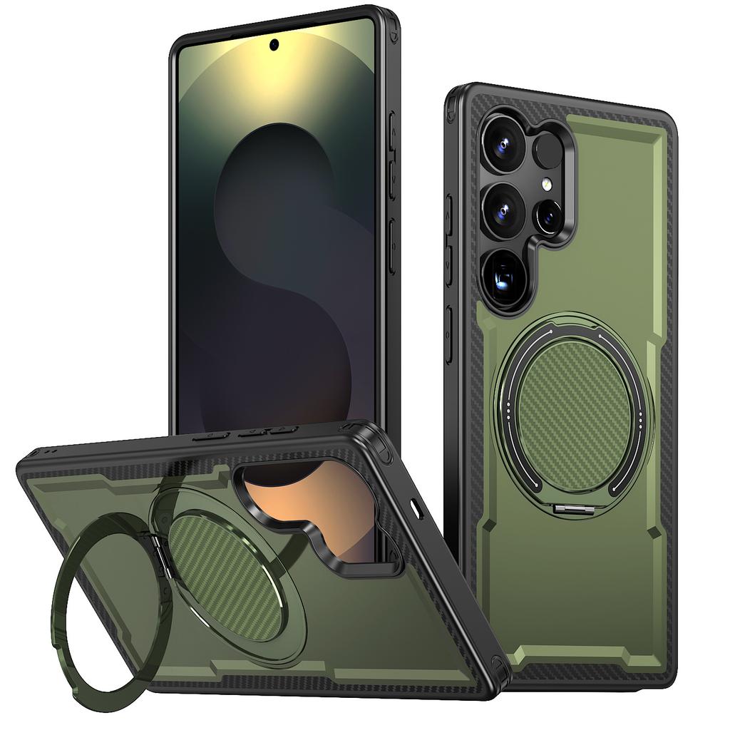 Applicable to Samsung S26Ultra Apocalypse Magnetic Mobile Phone Case S25Ultra Bracket S24Ultra Anti-drop Protective Case
