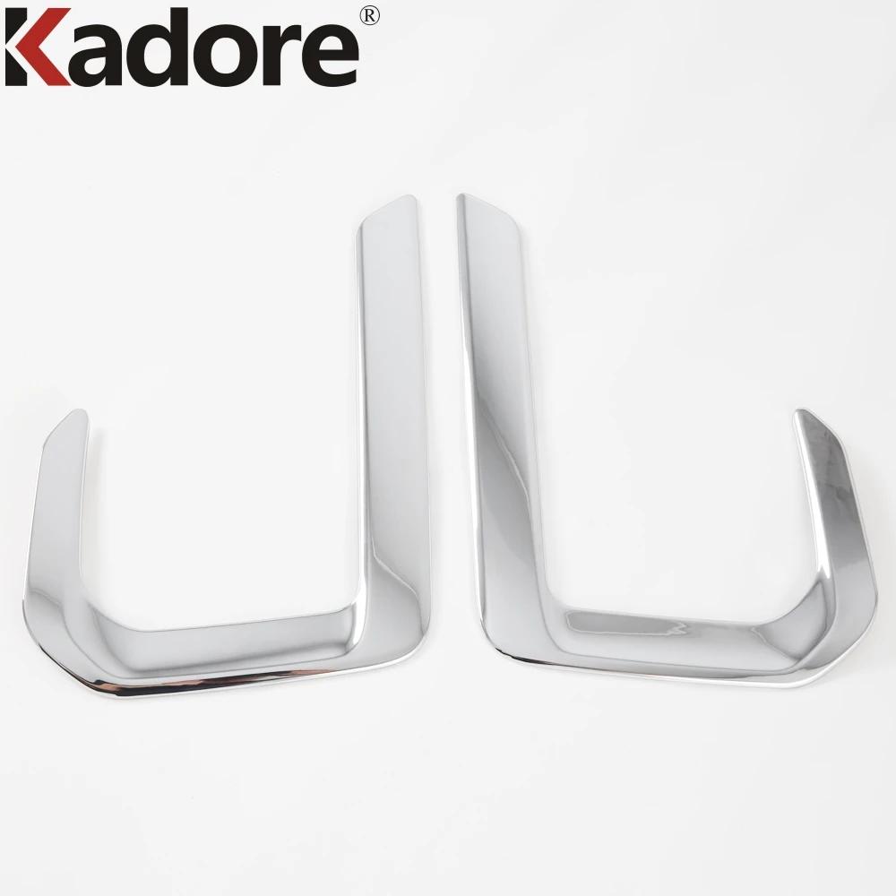 Front Fog Light Lamp Cover Trim For Subaru Outback Carbon Fiber Car Foglight Eyebrow Eyelid Trims Accessories